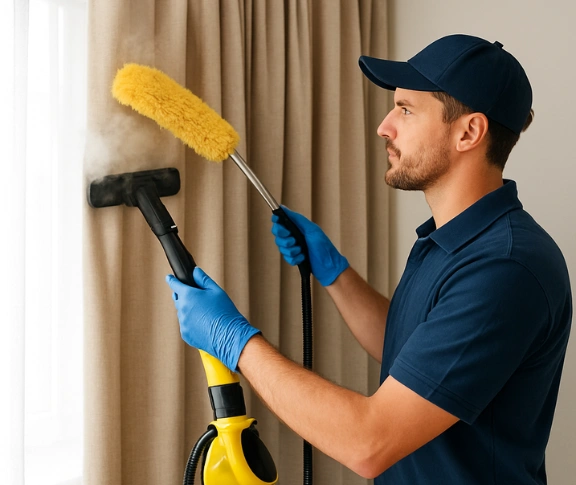 Trusted blind cleaning technician Matty Curtain Cleaning monterey-nsw QLD