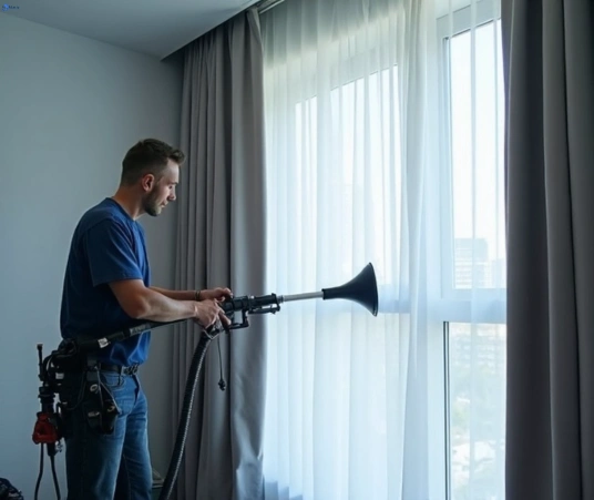 Professional commercial curtain cleaning process equipment Matty Curtain Cleaning monterey-nsw