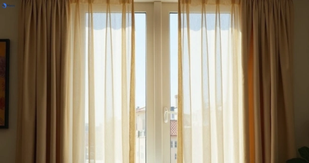 Dull dusty drapes in monterey-nsw before professional cleaning